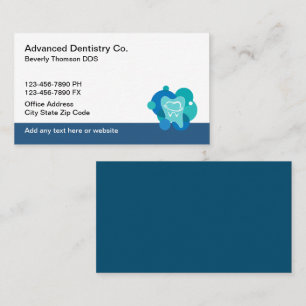 Advanced Dentistry Dental Business Cards