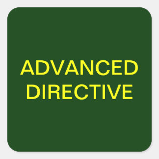 Advanced Directive Medical Chart Labels