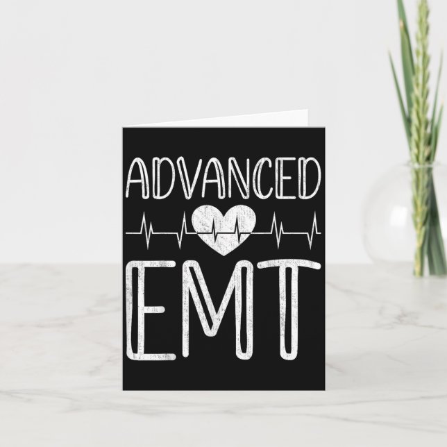 Advanced Emt - Emergency Medical Technician Ems Pa Card (Front)