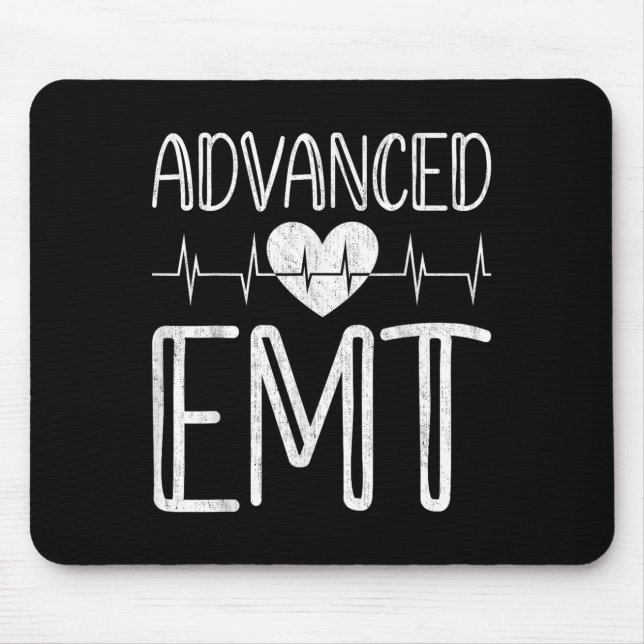 Advanced Emt - Emergency Medical Technician Ems Pa Mouse Pad (Front)