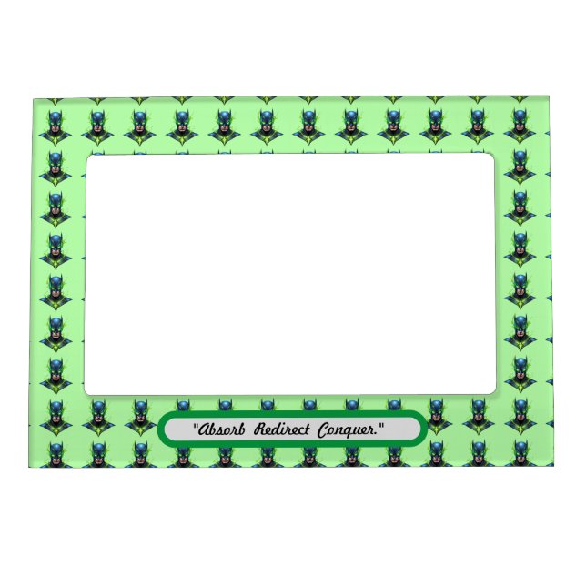 "Advanced Energy Suit for Superhero" Magnetic Frame (Front)