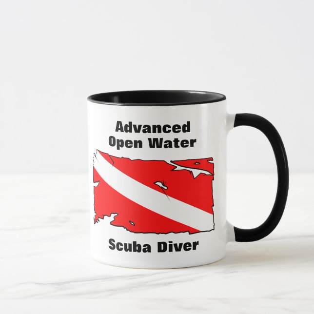 Advanced Open Water Scuba Diver Mug (Right)