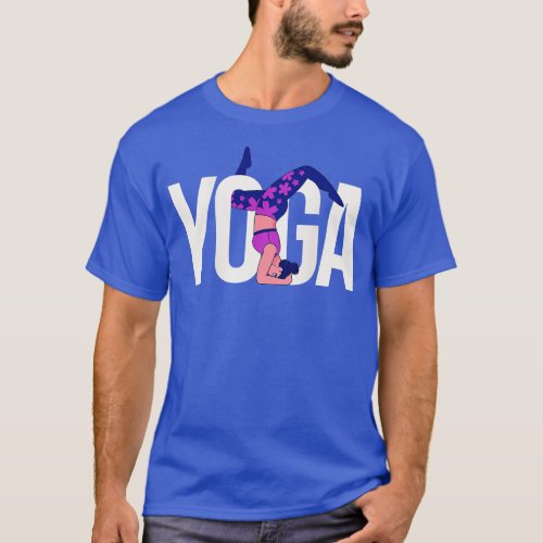 Advanced Pose  International Yoga Day Backprint    T_Shirt