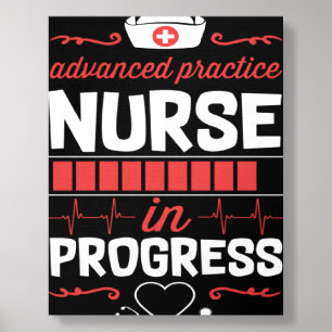 Advanced Practice Nurse In Progress Nursing School Foam Core Photo Tile