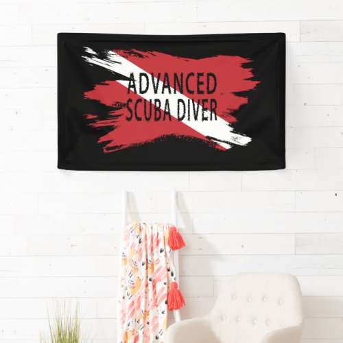 Advanced Scuba Diver Diver Down Flag Scuba flag Banner