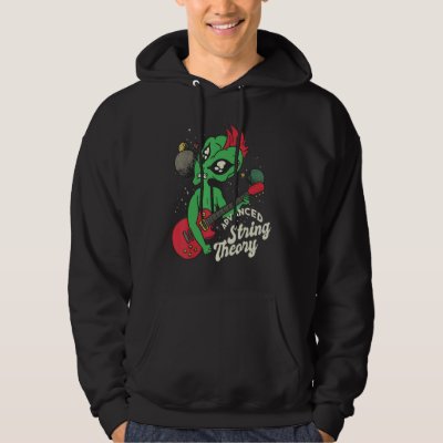 advanced string theory alien galaxy guitar playing hoodie