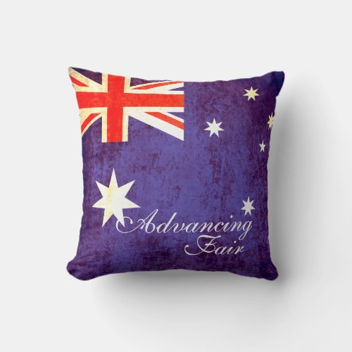 Advancing Fair Australian flag pillow