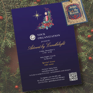 Advent by Candlelight Women Ministry Christmas Invitation