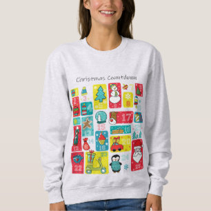 Advent Calendar Christmas Countdown Sweatshirt