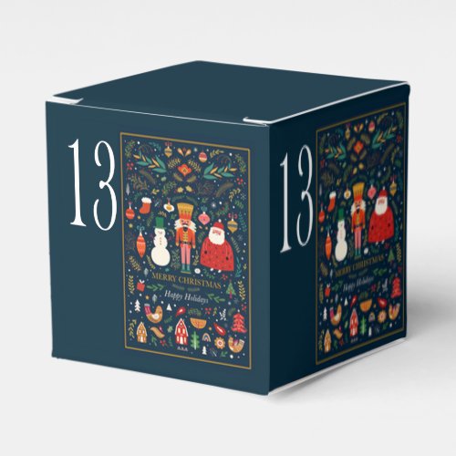 Advent Calendar Day 13 Favor Boxes