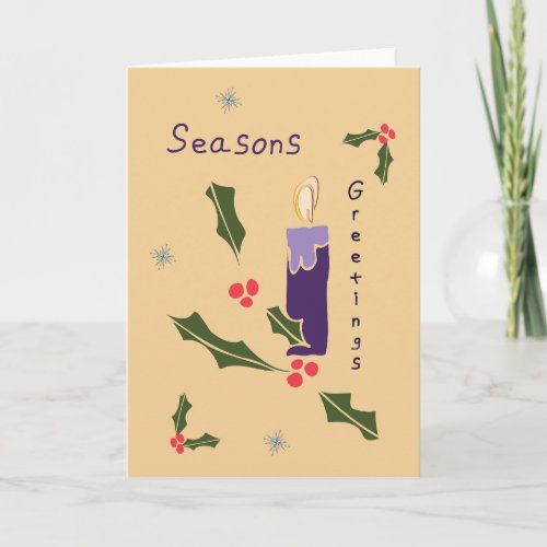 Advent Candle Card