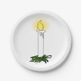 Advent Candle Paper Plates