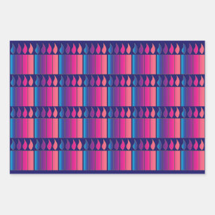 Advent Candles Holiday Wrapping Paper Shee