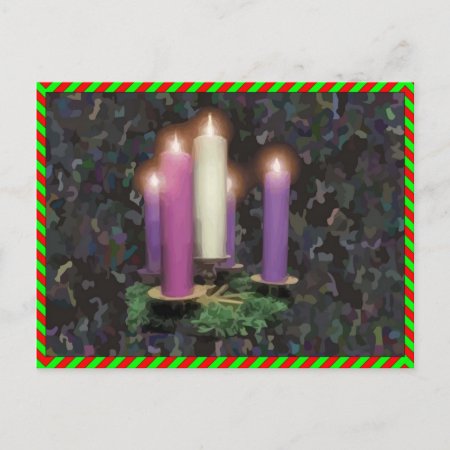 Advent Candles Postcard