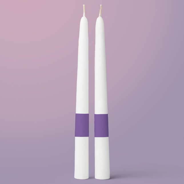Advent Candles- -- Two Purple Tapers Taper Candle (Creator Uploaded)