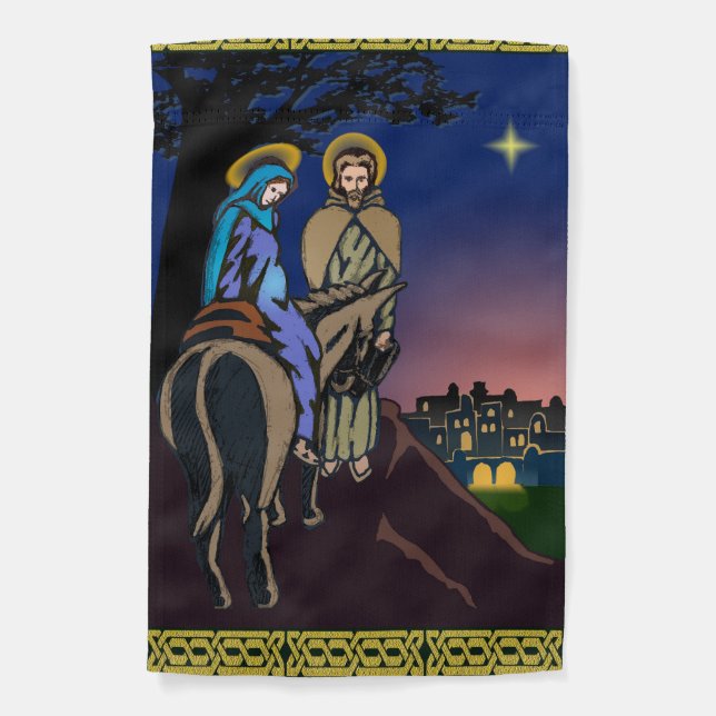 Advent/Christmas Banner Garden Flag (Front)
