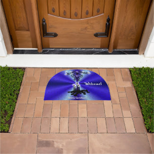 Advent, Christmas Magic on Blue Doormat