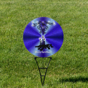 Advent, Christmas Magic on Blue Sign