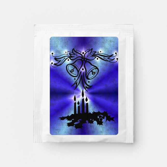 Advent, Christmas Magic on Blue Tea Bag Drink Mix (Front)