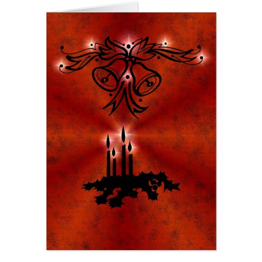 Advent, Christmas Magic on Red Cards (Front)