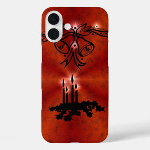 Advent, Christmas Magic on Red iPhone 16 Plus Case