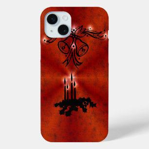 Advent, Christmas Magic on Red iPhone 15 Plus Case