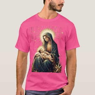 Advent Christmas Mother Of God With Baby Jesus T-Shirt