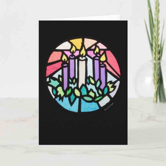 advent holiday card (Front)