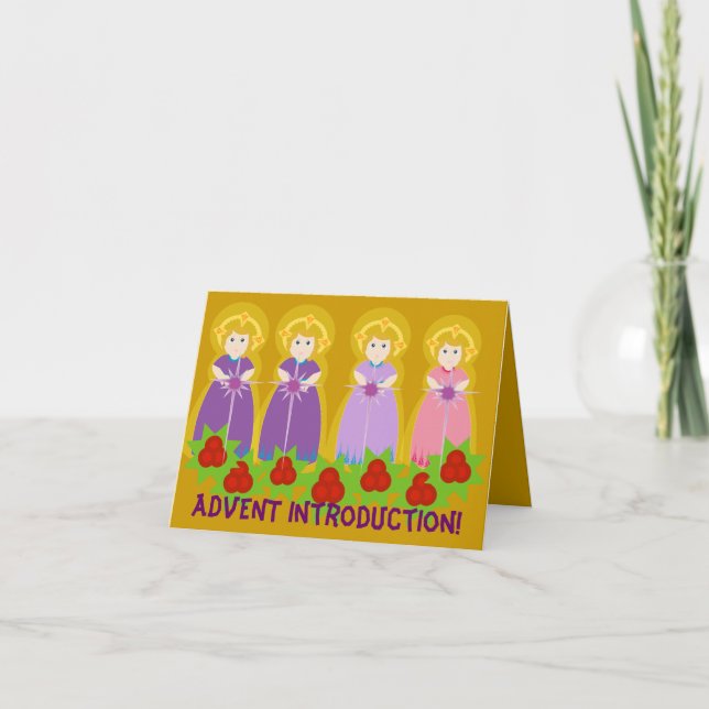 ADVENT Introduction! -Customize Holiday Card (Front)
