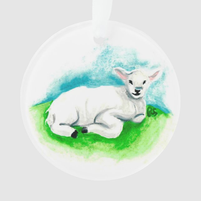 Advent Jesse Tree Lamb Ornament (Front)