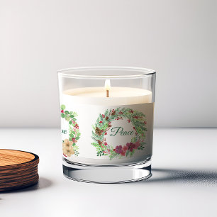 Advent Themed Christmas Candle