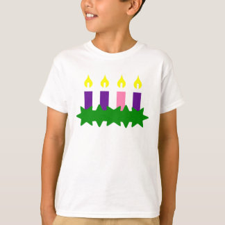 Advent Wreath Christian Spiritual Nativity T-Shirt