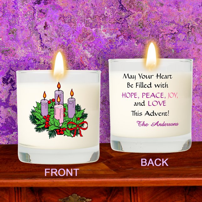 Advent Wreath Scented Candle (Creator Uploaded)