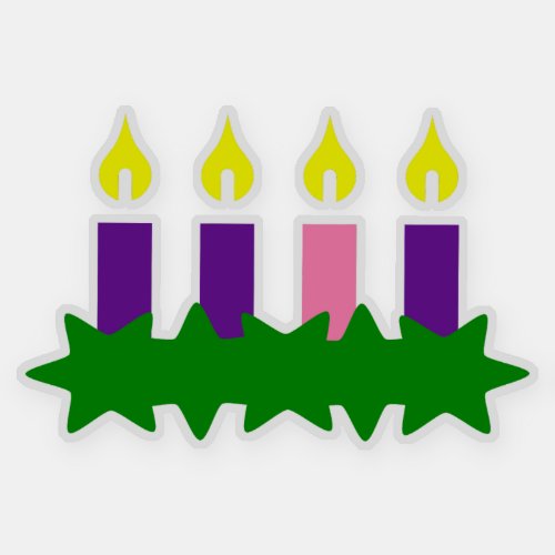 Advent Wreath Sticker Set Countdown Calendar