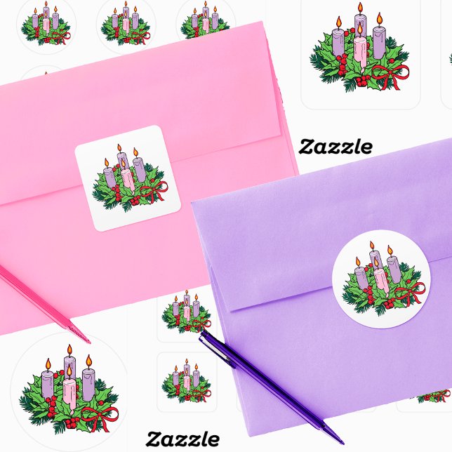Advent Wreath Stickers (Creator Uploaded)