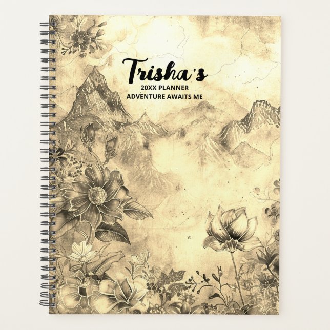 Adventure Agenda Organizer Scheduler Planner Notes (Front)