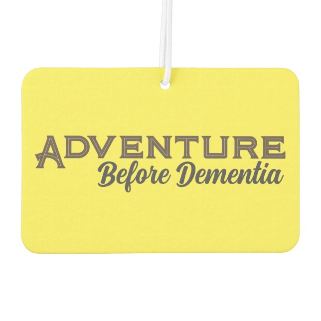 "Adventure" Air Freshener  (Back)