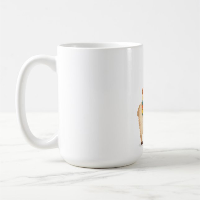 Adventure Alpaca Coffee Mug (Left)