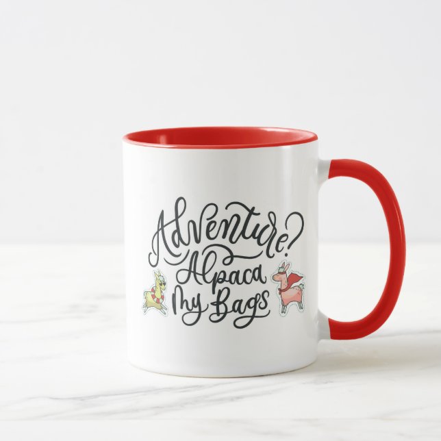 Adventure? Alpaca My Bags Mug (Right)