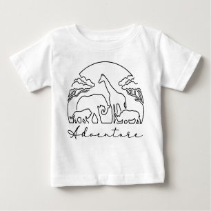 Adventure and Safari in Africa Baby T-Shirt