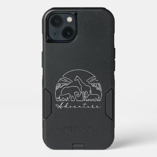 Adventure and Safari in Africa iPhone 13 Case