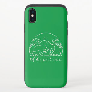 Adventure and Safari in Africa iPhone XS Slider Case