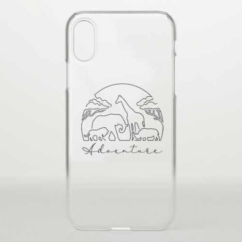 Adventure and Safari in Africa iPhone XS Case