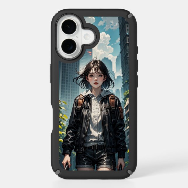 Adventure anime Girl  Speck iPhone Case (Front)