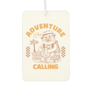Adventure Are Calling– Vintage Cat Air Freshener