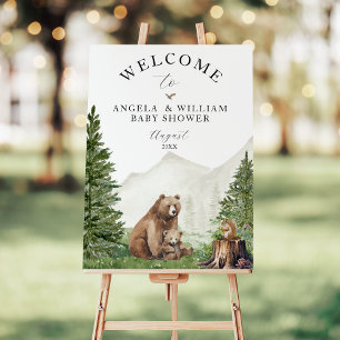 Adventure Await Gender Neutral Baby Shower Welcome Foam Board
