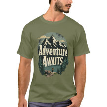 Adventure Awaits - adventure lovers t-shirt