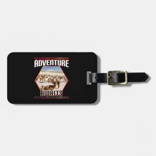 Adventure Awaits - Alpaca Llama Travel Luggage Tag