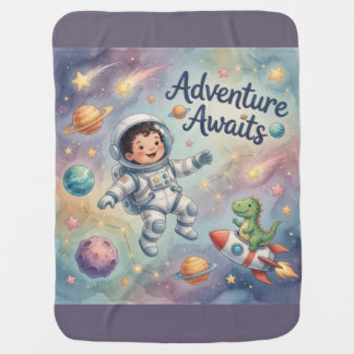 Adventure Awaits Baby Blanket