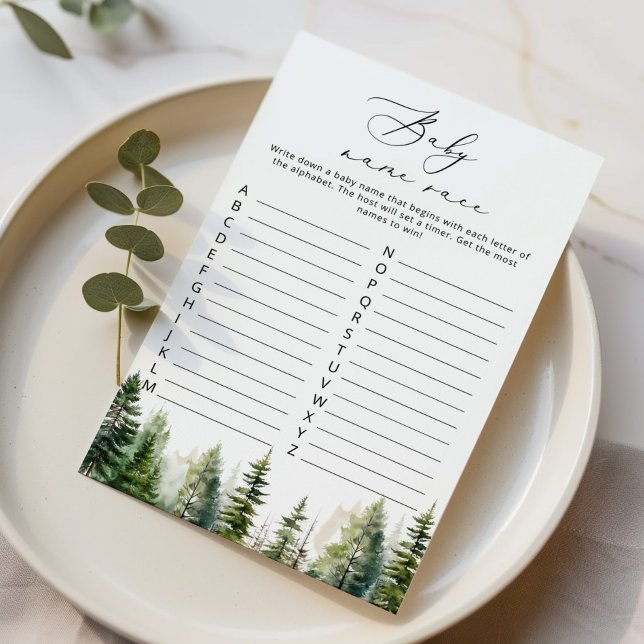 Adventure awaits baby name race baby shower game (Creator Uploaded)